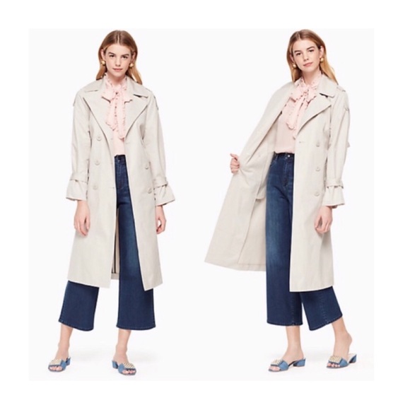 Kate Spade Relaxed Twill Trench Coat